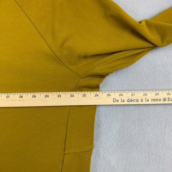 Lululemon Mens Sweater XL Yellow Gold Spice City Sweat Crew Pullover Long Sleeve - Picture 7 of 9